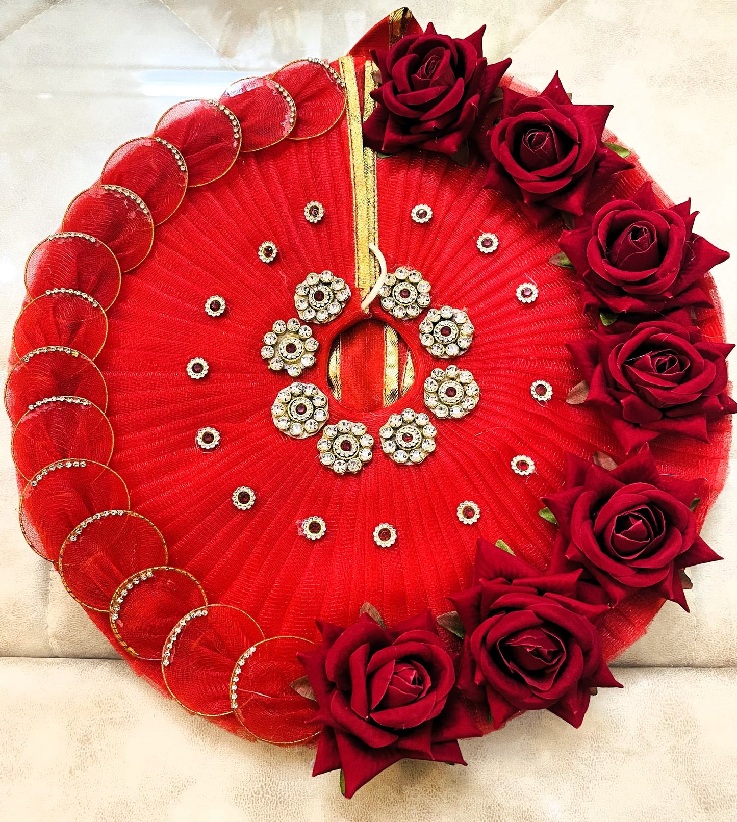 Laal Gulaab Mohini Laddu Gopal Poshak Set